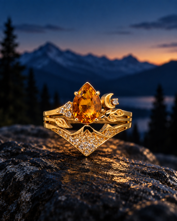 Volcanic Glow - Gold Vermeil